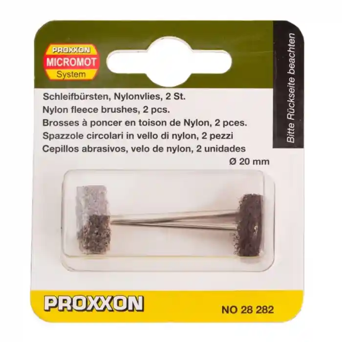 Cel mai bun preț Set perii din nylon, slefuire metal Proxxon 28282, Ø20 mm, 2 bucati