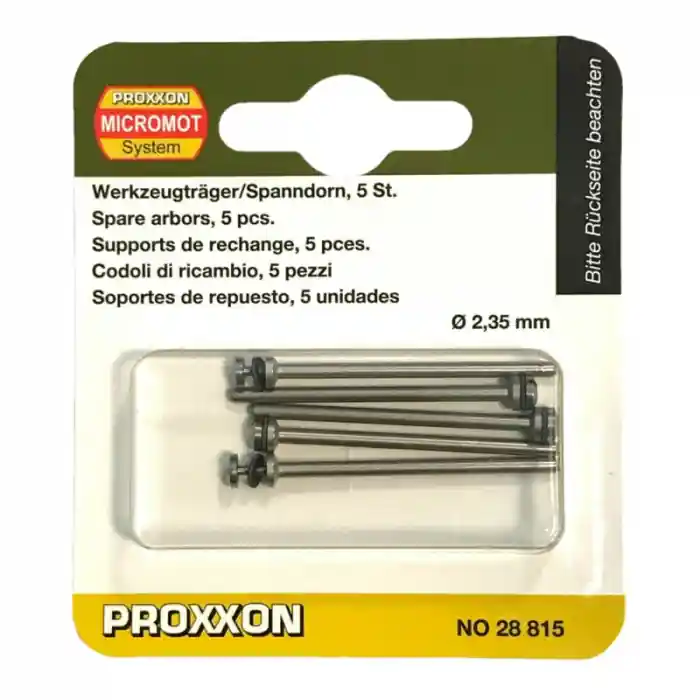 Noutate Set ax de prindere Micromot Proxxon 28815, Ø2.35 mm, 5 bucati