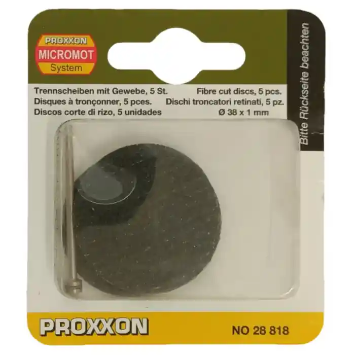 Set discuri din oxid de aluminiu, taiere lemn, inox, plastic Proxxon 28818, Ø38 mm, 6 piese Cumpără acum
