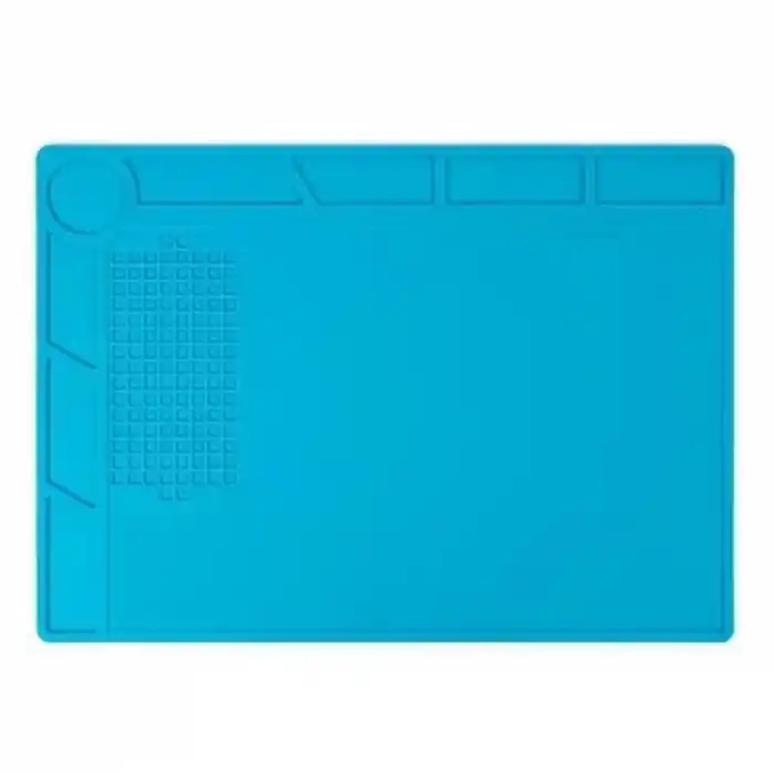 Preț mic Covoras multifunctional din silicon pentru pistoale de lipit Velleman AS19, 350 x 250 mm, 500 °C