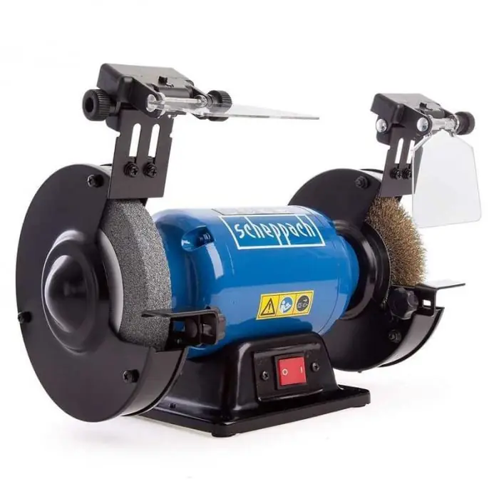 Ofertă limitată Polizor de banc SM200LB Scheppach 5903111901, 500 W, Ø200 mm