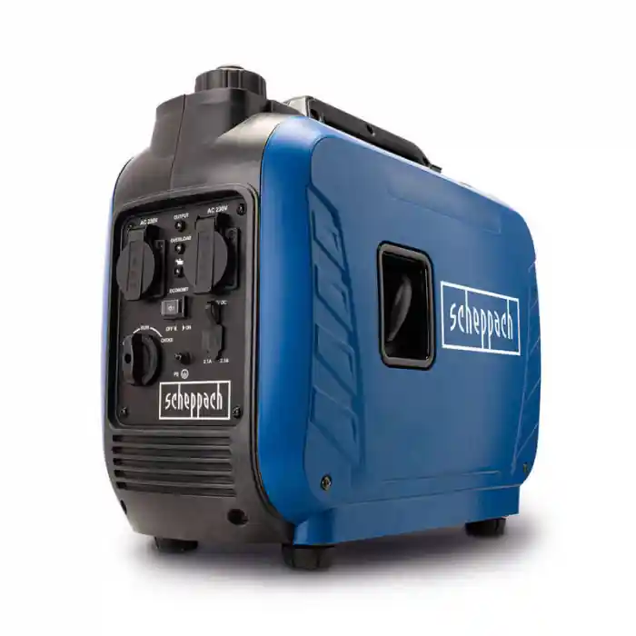 Promoție Generator de curent pe benzina cu invertor SG2500i Scheppach 5906226901, 2000 W, 3 Cp