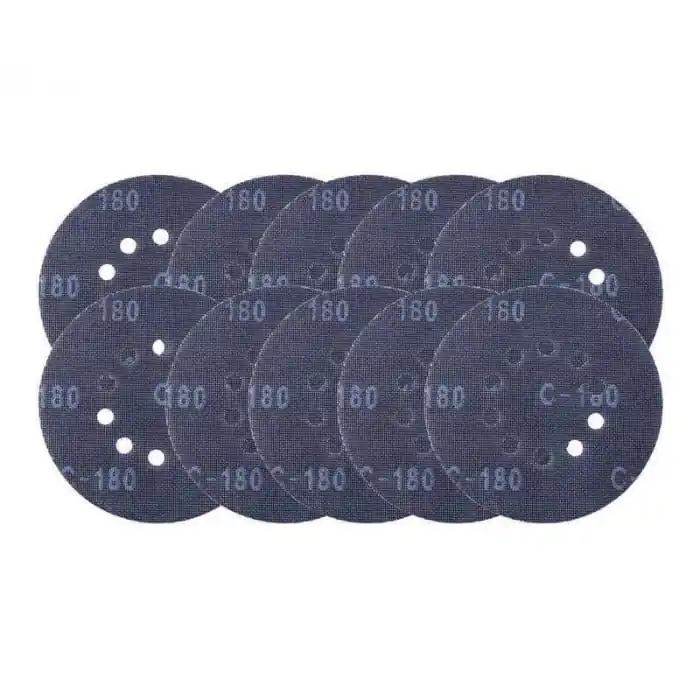 Set discuri abrazive pentru masinile de slefuit Scheppach 7903800709, Ø225 mm, granulatie 80-180, 10 piese Mai ieftin