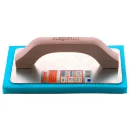 Premium Gletiera Kapriol burete din cauciuc albastru maner din lemn 14x21cm