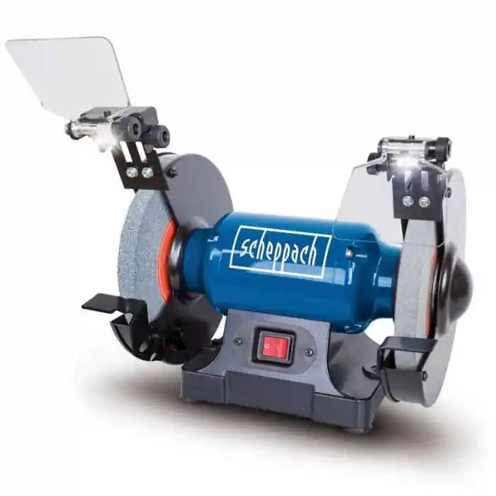 Cumpărături sigure Polizor de banc dublu SM200L Scheppach 5903109901, 500 W, Ø200 mm