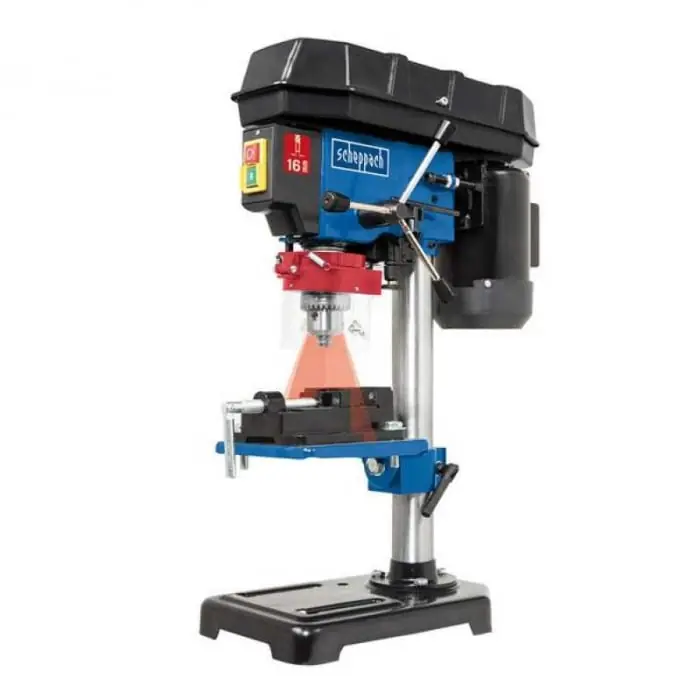 Masina de gaurit cu coloana de foraj DP16VLS Scheppach 5906810901, 500 W, Ø13 mm Plată securizată