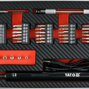 Surubelnita de precizie, cu acumulator, 39 biti, cr-v, 3.6v, 450mah YT-27930 Preț mic