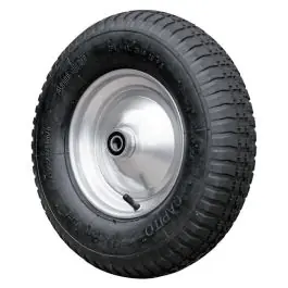 Ultima șansă Roata roaba Capito, anvelopa pneumatica, 400x100mm, ax 17mm