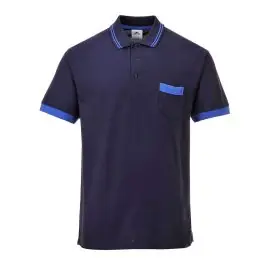 Mai ieftin Tricou polo Portwest Texo Contrast, albastru marin, masura 2XL