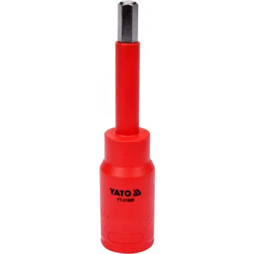 Bit hexagonal 8, vde, cu adaptor 1/2", 120mm YT-21088 Ofertă de sezon