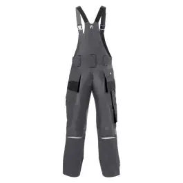Preferatul clienților Salopeta de lucru Fortis H 24, gri, mas. 27