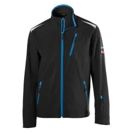 Bestseller Geaca Fortis, negru/turcoaz, mas. S