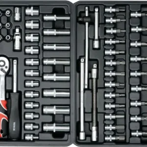 Trusa de Chei Tubulare si Biți 1/4" 56 piese, Yato YT-14501 Livrare expres