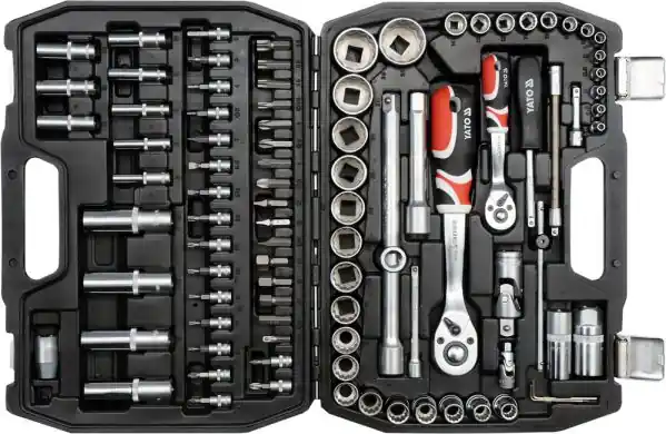 Trusa tubulare 94 piese bihexagonale, Yato YT-12682 Nu rata