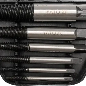 Set extractoare șuruburi rupte YATO YT-0590 - 6 piese profesionale pentru ateliere și service auto Noutate
