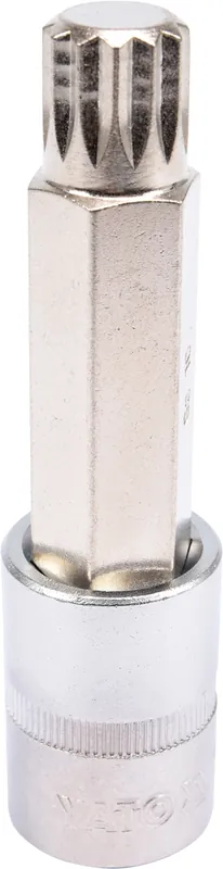 Bit spline cu adaptor 1/2",m16,100mm YT-04356 Preț mic