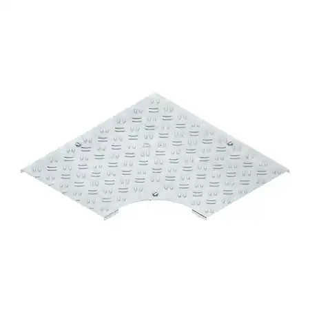 Ultima șansă Capac pentru cot 90°, antiderapant R10 conform. conform DIN 51130 cu nervuri ridicate pe toata suprafata si dispozitive de fixare pre-asamblate RESDVRS 500-2.0 S Niedax