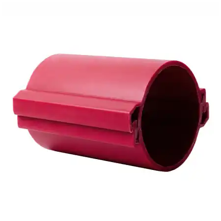 Tub rigid format din doua partipentru protectie cabluri subterane D 110mm Rosu Kopos Cumpărături sigure