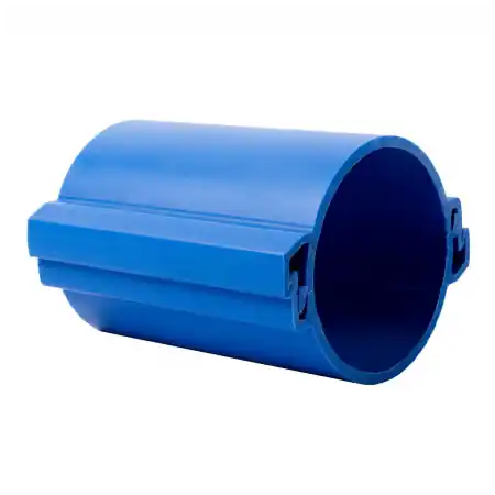 Tub rigid format din doua partipentru protectie cabluri subterane D 160mm Albastru Kopos Nu rata