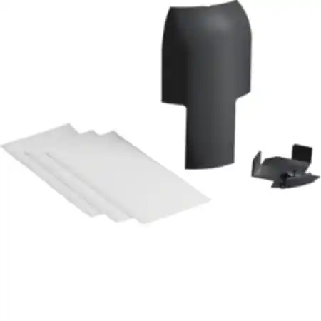 Adaptor SL20055/EK 40040, RAL9011 Hager Transport gratuit