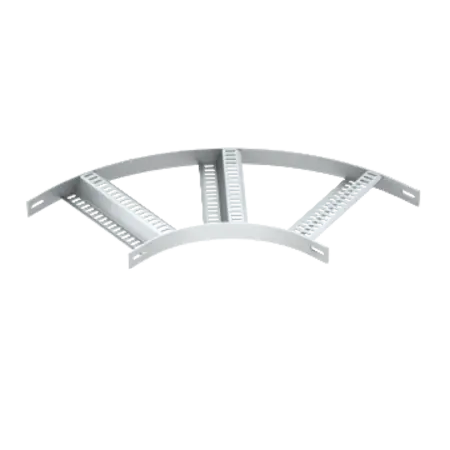 90° Cot- with Z rungs ALU | Type SLZB 90 800 ALU Obo Betermann Reducere extra