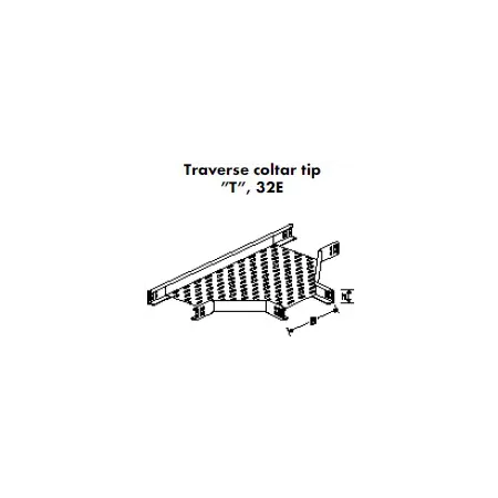 TRAVERSA IMBINARE \\"T\\" PENTRU PAT METALIC 300 MM Elvan Cumpără acum