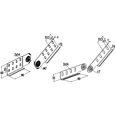 Unghi reglabil jgheab metalic – imbinare rapida35 Comtec Cel mai bun preț