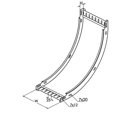 Unghi flexibil interior-exterior jgheab metalic – imbinare clasica50 35 0.7 Comtec Chilipir