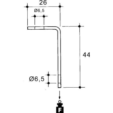 Unghi de insurubare UM-44 Niedax Chilipir