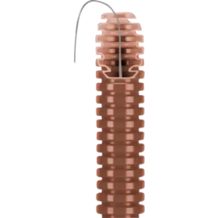 Tub flexibil cu rezistenta Medie FK15 - diametru25MM - cu sonda tragatoare - BROWN Gewiss Bestseller