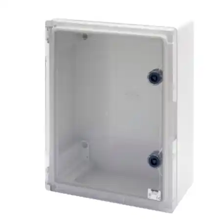 WATERTIGHT BOARD WITH TRANSPARENT DOOR FITTED WITH LOCK - GWPLAST 120 - 316X396X160 - IP55 - GREY RAL 7035 Gewiss Ofertă limitată