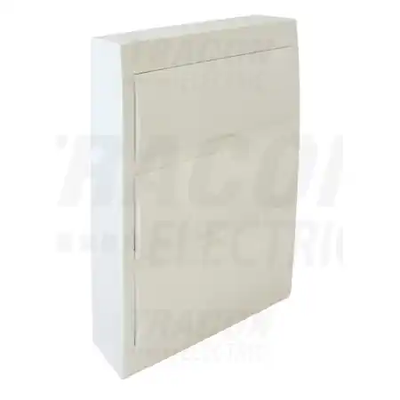 Vezi acum Cutie de distribuţie pe tencuială,uşă albă, baretă N/PE3×14 (42) modul, IP40, (H×W×D=473×305×101mm) Tracon