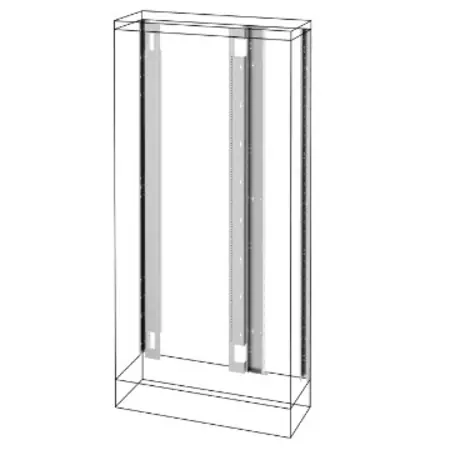 UPRIGHTS AND FUNCTIONAL FRAMES - FLOOR-MOUNTING Tablou electricS WITH SIDE COMPARTMENT - QDX 630 H - 2000X250MM Gewiss Reducere