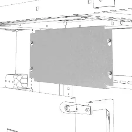 Ultima șansă BACK-MOUNTING PLATE FOR NON-MODULAR DEVICES - QDX - 600X400MM Gewiss