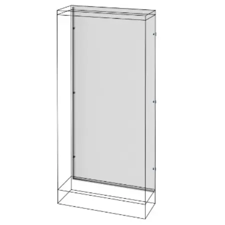 Vezi acum REAR PANEL - FLOOR-MOUNTING Tablou electricS WITH SIDE COMPARTMENT - QDX 630/1600 H - (600+300)X2000MM Gewiss