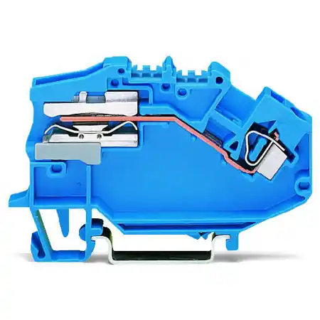 1-conductor power distribution disconnect terminal block; 4 mm²; CAGE CLAMP®; 4,00 mm²; gray Wago Super ofertă