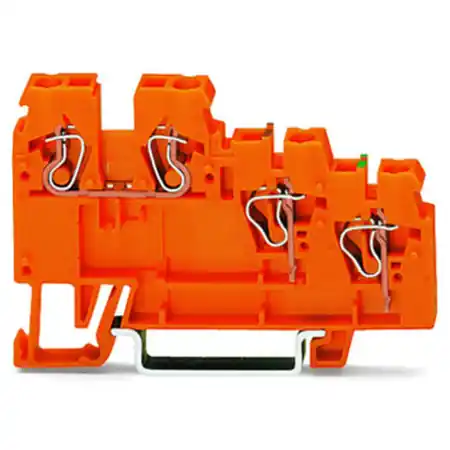 3-conductor sensor/actuator terminal block; with colored conductor entries; 2.5 mm²; CAGE CLAMP®; 2,50 mm²; orange Wago Cumpără acum