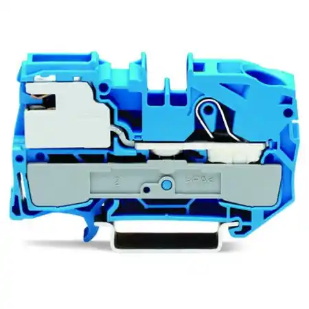 1-conductor N-disconnect terminal block; 16 mm²; Push-in CAGE CLAMP®; 16,00 mm²; blue Wago Chilipir