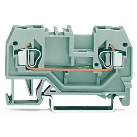 2-conductor through terminal block; 2.5 mm²; center marking; for DIN-rail 35 x 15 and 35 x 7.5; CAGE CLAMP®; 2,50 mm²; orange Wago Calitate înaltă