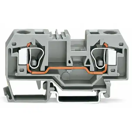 2-conductor through terminal block; 10 mm²; center marking; for DIN-rail 35 x 15 and 35 x 7.5; CAGE CLAMP®; 10,00 mm²; blue Wago Ofertă specială