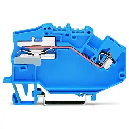 1-conductor N-disconnect terminal block; 2.5 mm²; CAGE CLAMP®; 2,50 mm²; blue Wago Premium