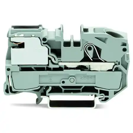 1-conductor power distribution disconnect terminal block; 16 mm²; Push-in CAGE CLAMP®; 16,00 mm²; gray Wago Reducere
