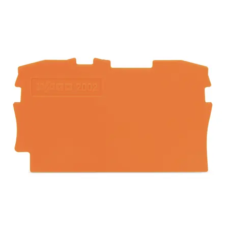 Vezi acum End and intermediate plate; 0.8 mm thick; orange Wago