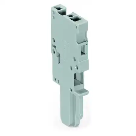1-conductor female plug; 4 mm²; 1-pole; 4,00 mm²; gray Wago Ultima șansă