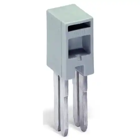 Adjacent jumper; insulated; Nominal current 85 A; gray Wago Expediere rapidă