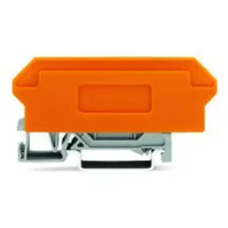 Vezi acum Terminal block for pluggable modules; 6-pole; with 4-conductor terminal blocks; with orange separator; for DIN-rail 35 x 15 and 35 x 7.5; 2.5 mm²; CAGE CLAMP®; 2,50 mm²; gray Wago