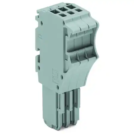 1-conductor female plug; 1.5 mm²; 3-pole; 1,50 mm²; gray Wago Cel mai vândut