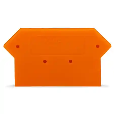 Vezi acum End and intermediate plate; 4 mm thick; gray Wago