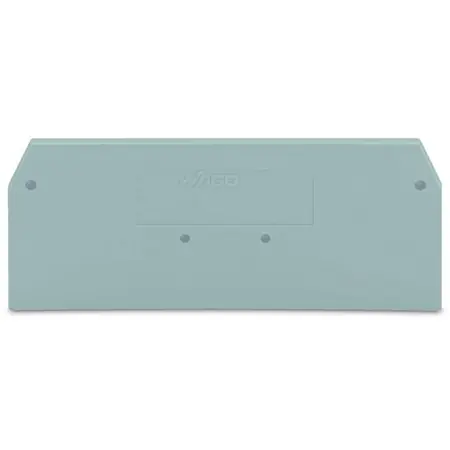 Vezi acum End and intermediate plate; 2 mm thick; gray Wago