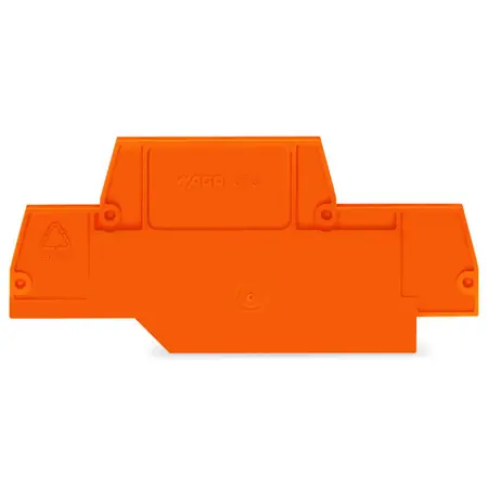 Vezi acum End and intermediate plate; 2 mm thick; orange Wago